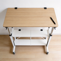 Table élévatrice multifonctionnelle moderne en alliage d'aluminium, stand de vente portable d'extérieur, présentoir mobile pliable, ordinateur de bureau durable