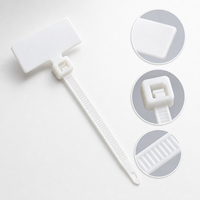 Push-Mount Kabelbinder aus Nylon 66, Panelmontage-Kabelbinder 100-190mm für Schaltschränke und Kabelbaumführung im Automobilbereich