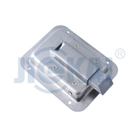 Serrures de porte de boîte à outils de camion encastrées en acier inoxydable 304 Jiekai SC410, verrou à palette