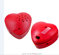 Juguetes con Módulo de Grabación de Voz en Forma de Corazón de Plástico Ecológico Personalizados |   Chip de Sonido Grabable de 30 Segundos |   Fabricante OEM/ODM