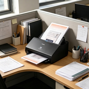 Scanner Professionale per Documenti Canon C240 CIS USB ad Alta Velocità Formato A4 per Contratti e Fatture 45 Pagine 90 Lati - Product Image 2