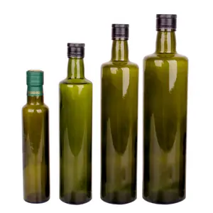 Bottiglia Dorica 500ml 750ml per bottiglia di olio di vetro bottiglia di aceto di vetro antico barattolo di sciroppo