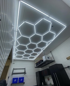 Arlott Fabricante Fornecimento Alta Leveza Carro Detalhando LED Garagem Luz Teto Hexagonal Trabalhando Luz Para Car Shop - Product Image 4