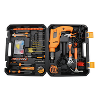 Kits de Tournevis Électrique Sans Fil Portable au Lithium 44 Pièces Rechargeables, Ensemble de Perceuses à Choc Sans Fil pour Usage Domestique, Perceuses Électriques sur Batterie