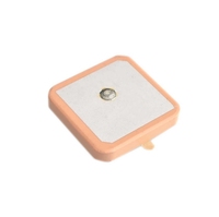 Antenne GPS passive en céramique et cuivre AC 1575r-A AC-GPS-D254 25x25x4mm, étanche IP65, fixation par soudure, couverture de signal 100/200M