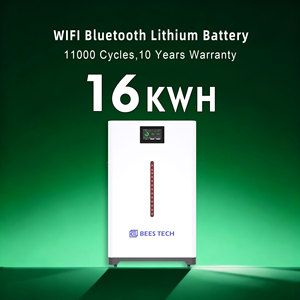 Batterie au lithium LiFePO4 BEES TECH en stock en Europe pour le camping, 500 Ah, 200 Ah, 5 kV, 51,2 V, <span class=keywords><strong>Gok</strong></span> C Cart - Product Image 1