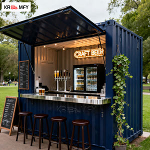 Kiosque de café pliable en fibre de verre préfabriqué en Chine, restaurant extensible, conteneur de café, bar, snack, chips à vendre - Product Image 6