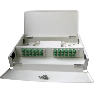 Caja de terminales interior Caja de cable óptico de distribución de montaje en pared interior de 36 núcleos