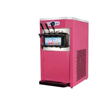 Full Stainless Steel Table Top 3 Nozzles Ice Cream Machine Prices mixue soft serve machine supplier