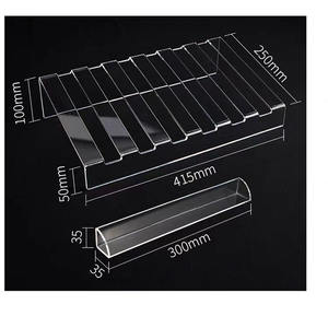 Plateau d'affichage <span class=keywords><strong>macaron</strong></span> en acrylique léger <span class=keywords><strong>Présentoir</strong></span> à dessert à 6 emplacements Support à biscuits Supports en acrylique pour affichage léger - Product Image 3