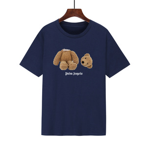 เสื้อยืดแขนสั้นลายตัวอักษร PALM Bear Angel BEARANGELS <span class=keywords><strong>หมี</strong></span>เท็ดดี้หัวขาด สำหรับผู้ชายและผู้หญิง ผ้าฝ้าย นำเข้าจากต่างประเทศ - Product Image 5