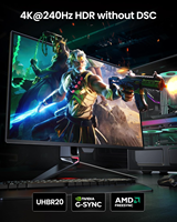 Câble haute vitesse mâle-mâle 2m 240Hz, câble 2.1 pour moniteur