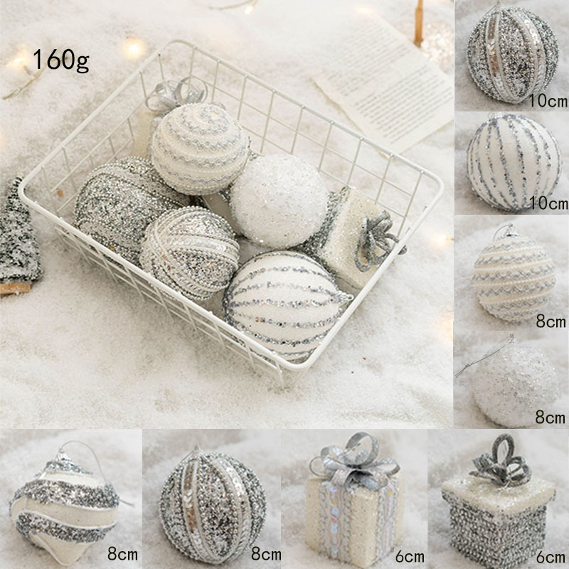 Pacchetto argento bianco 8 pezzi