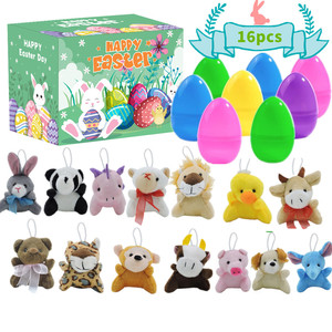 Œufs <span class=keywords><strong>en</strong></span> <span class=keywords><strong>plastique</strong></span> imprimés et peints pour le printemps, œufs à ouvrir, bricolage, cadeau de fête, jouet éducatif, unisexe - Product Image 2