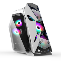 Niu Tou Ying Xun châssis e-sport ouvert classique café Internet forme spéciale pleine tour jeu d'ordinateur grande boîte 360 Stock