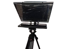 Téléprompteur professionnel pour studio de télévision, 27 pouces, verre optique HD, haute luminosité, auto-inversant, pour configuration de caméra PTZ