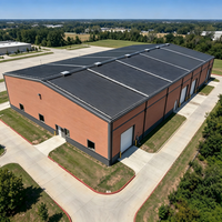 Structure en acier galvanisé haute résistance Q235B pour entrepôt industriel, garage, hangar, bâtiment de stockage extérieur - Prix réduit