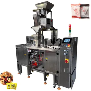 Automatic Linear Weigher Vertical Seed Packing And Powder Particles Filling Pillow Bag Packaging Machine