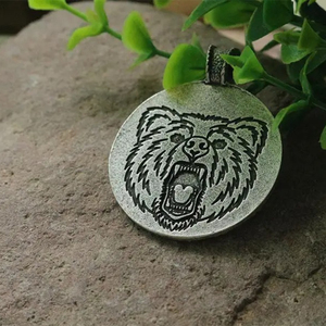 Pendentif patte d'ours Viking, talisman d'ours slave, collier pour homme païen, pendentif nordique, talisman celtique. - Product Image 3