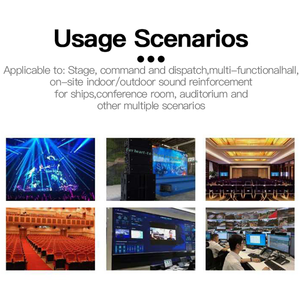 단일 야외 공연용 모니터 스피커 RGB LED 조명 IPX5 방수 DC 전원 홈 시어터용 - Product Image 3