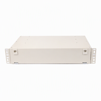 Rangka Distribusi Serat Optik ODF 24-port 24-core FC Single-Mode 2U Sub-Rack 19-Inch Pull-Out Rack-Mount
