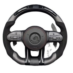 Volant de direction en fibre de carbone pour Mercedes Benz AMG, amélioration de l'intérieur de la voiture - Product Image 1