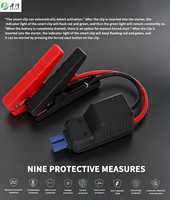 Jump Starter Portabel 12V untuk Mobil & Motor dengan Kompresor Udara, Pengisi Ban, Power Bank, Arus Puncak 6000A, Lampu LED, untuk Penggunaan Truk