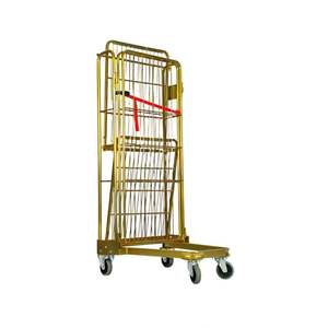 उच्च गुणवत्ता वाले भारी शुल्क बहु-उद्देश्यीय लॉजिस्टिक ट्रॉली 500 किलोग्राम क्षमता जस्ती जस्ती उन्नत गतिशीलता उपकरण खुदरा भंडारण - Product Image 4
