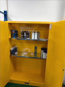 Armário industrial do armazenamento da segurança do metal para líquidos inflamáveis para o uso exterior nos laboratórios hospitais oficinas escolas - Product Image 4