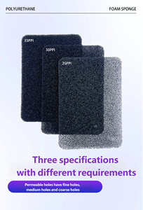 فلتر قطني للأحواض المائية، قطن حيوي أسود لتنقية المياه، مادة إسفنجية سميكة الجدران لتنقية المياه في أحواض الأسماك - Product Image 4