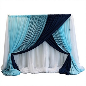 ESI - Juego de Fondo de Boda Simple con Tubos y Cortinas, Tela de Velo Transparente, Color Personalizado, Decoración Elegante - Product Image 1
