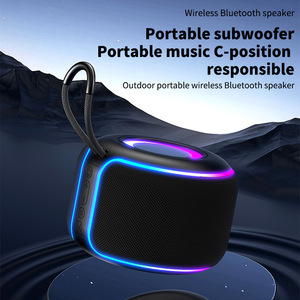 <span class=keywords><strong>New</strong></span> FM Đài phát thanh xe Loa ngoài trời loa siêu trầm rung Led Loa di động công suất cao loa không dây - Product Image 4