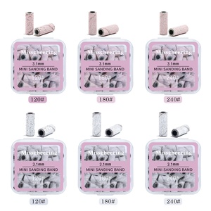 Nail Repair Sanding Band Kit 120/180/240 Grit Manicure <b>Drill</b> Accessories for Nail Polishing and Removal - Product Image 4