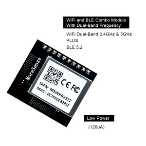 Tất cả-trong-một 802.11 B/<span class=keywords><strong>g</strong></span>/<span class=keywords><strong>n</strong></span>/AX Wi-Fi 6 và BLE giải pháp <span class=keywords><strong>n</strong></span>ăng lượng thấp BLE 5.2 không dây Wifi Module 2.4GHz BT mô-đun thông tin liê<span class=keywords><strong>n</strong></span> lạc - Product Image 2