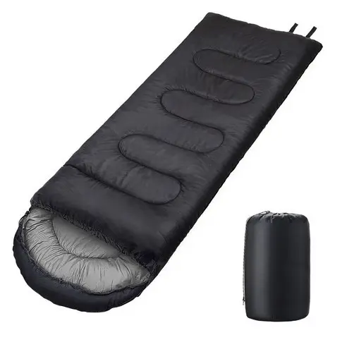Kantong tidur Kemah amplop tebal portabel, kantong tidur tunggal hangat tahan air penghilang bencana darurat luar ruangan