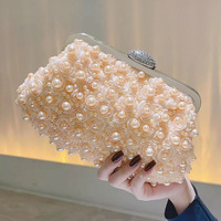 Nouveau Sac Tendance 2025 Sacs de Soirée Banquet Perlé Sacs de Dîner Mode Luxe Sac à Main Perlé pour Femmes Pochettes