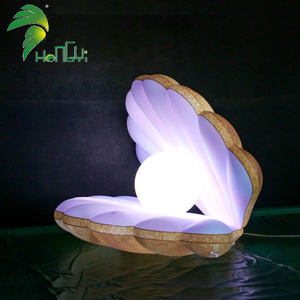 Tùy Chỉnh Đầy Màu Sắc Seashell <span class=keywords><strong>Inflatable</strong></span> <span class=keywords><strong>Float</strong></span> Vỏ Trôi Với Ánh Sáng LED Cho Biển Chủ Đề Trang Trí - Product Image 5