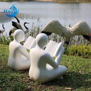 Esculturas <span class=keywords><strong>de</strong></span> Personajes para Jardín, Plaza, Escuela, Centro Comercial, <span class=keywords><strong>Biblioteca</strong></span>, Decoración <span class=keywords><strong>de</strong></span> Arte Público, Figuras Decorativas - Product Image 3