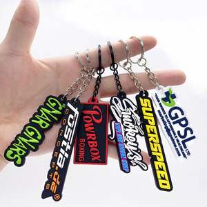Orangegift Custom Personalized Promotional Soft 3D PVC Keychains Make Rubber Key Chain With Your Logo Design Soft Rubber Keyring - Product Image 4