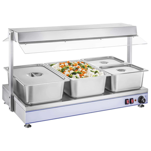 Calentador de Alimentos Comercial de Acero Inoxidable de 100x50cm, Otros Equipos de Cocina para Hoteles y Restaurantes, Equipo de Servicio para Restaurantes y Hoteles - Product Image 3