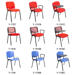 Không tay mềm Stackable tin tức nhân viên hội nghị cuộc họp ghế sắt Khung nhà thờ khách truy cập tiếp nhận đào tạo ghế phòng cho văn phòng - Product Image 6