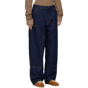 High Quality Custom Men's Jeans Double <b>Knee</b> <b>Patch</b> Plus Size Jeans for Men - Product Image 3