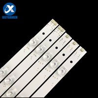 LED Bande Lumière TV LED Rétro-Éclairage De Bande Pour JVC 55 pouces LED55D07A-ZC14CG-02 LED55D07B-ZC14CG-02 LCD TV Rétro-Éclairage