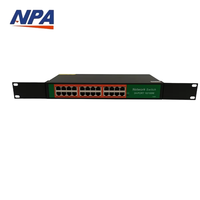 Switch Ethernet ANPA AP-5024 de 24 Puertos 10/100Mbps, Montaje en Rack, Carcasa Metálica, 12Gbps, Plug and Play, Apilable, QoS, en Stock, 2 Años de Garantía, para Cámaras IP