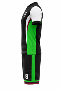 Conjuntos de Uniformes de Fútbol con Impresión Digital por Transferencia de Calor, Mangas Cortas, Tela de 140g, 100% Poliéster, Transpirable, Personalizable - Product Image 2