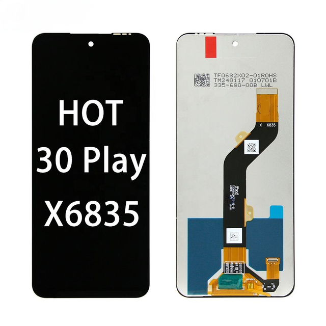 For Infinix Hot 30 Play OEM Touchscreen Replacement 6.82 Inch LCD Screen Display 3-Year Warranty Mobile Phone Repair Accessory