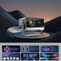 Salange-Proyector de cine en casa, sistema operativo Inteligente, Android, Google TV H1, FHD, 1080P, 500 Ansi, enfoque automático, compatible con 4K, LCD, LED, vídeo