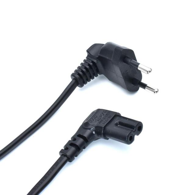 300cm Figure 8 AC Power Cord Schuko CEE7/16 EU Type Right Angled to IEC C7 Power Lead Cable for samsung Philips Sony LED TV