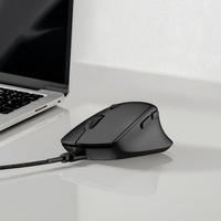 Souris de bureau rechargeable, touches de raccourci latérales, silencieuse et confortable, produit modèle personnalisé