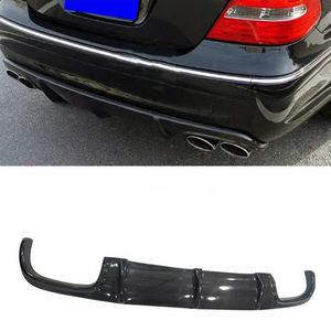 Diffuseur de pare-chocs arrière en fibre de carbone pour <span class=keywords><strong>Mercedes</strong></span> Benz W211 <span class=keywords><strong>E55</strong></span> E63 AMG, becquet arrière, accessoires de voiture, kit carrosserie - Product Image 1